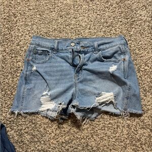 Old Navy Light Blue Distressed Jean Shorts